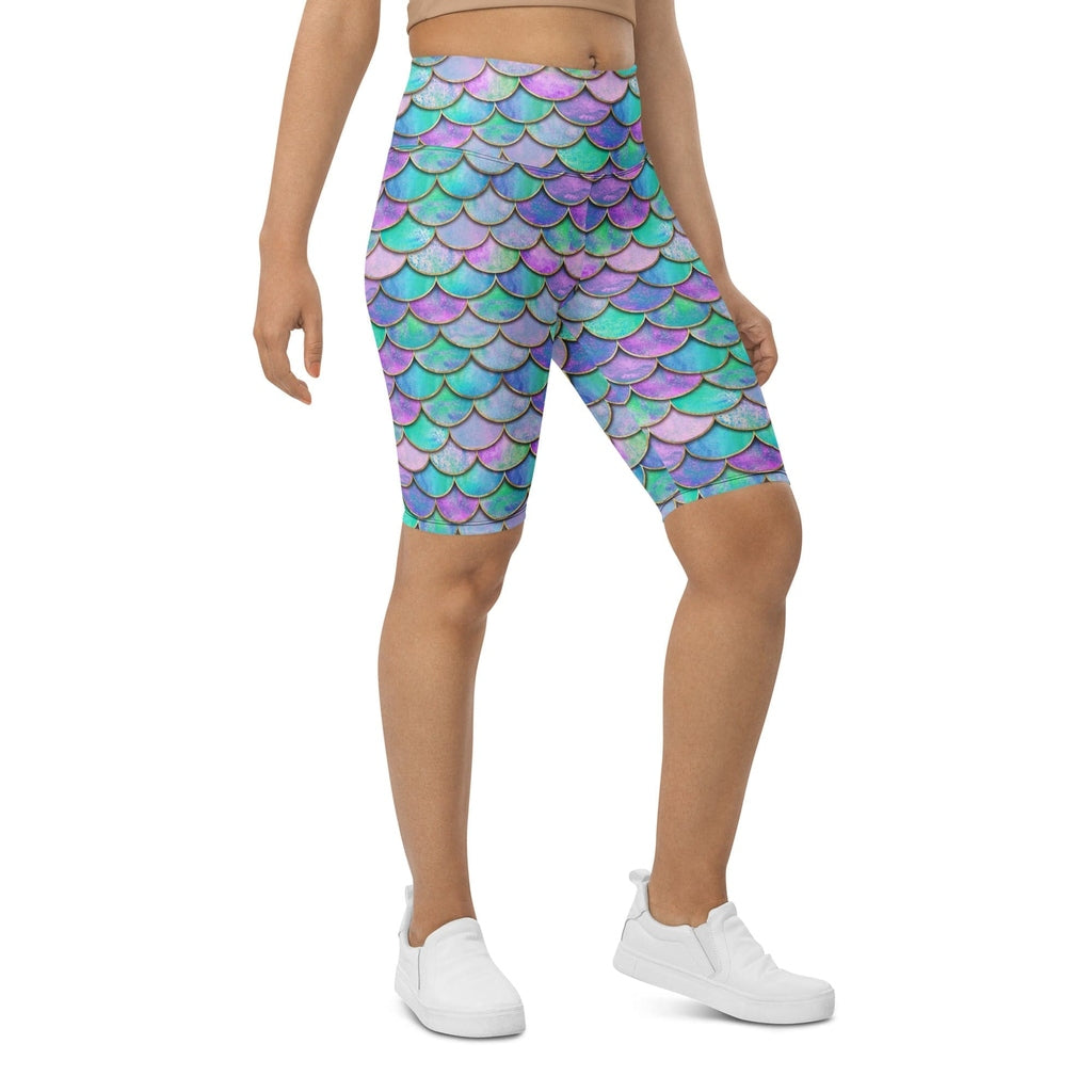 Mermaid Skin Biker Shorts