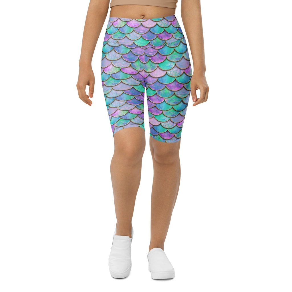 Mermaid Skin Biker Shorts