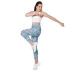 Mermaid Skin Crossover Leggings With Pockets