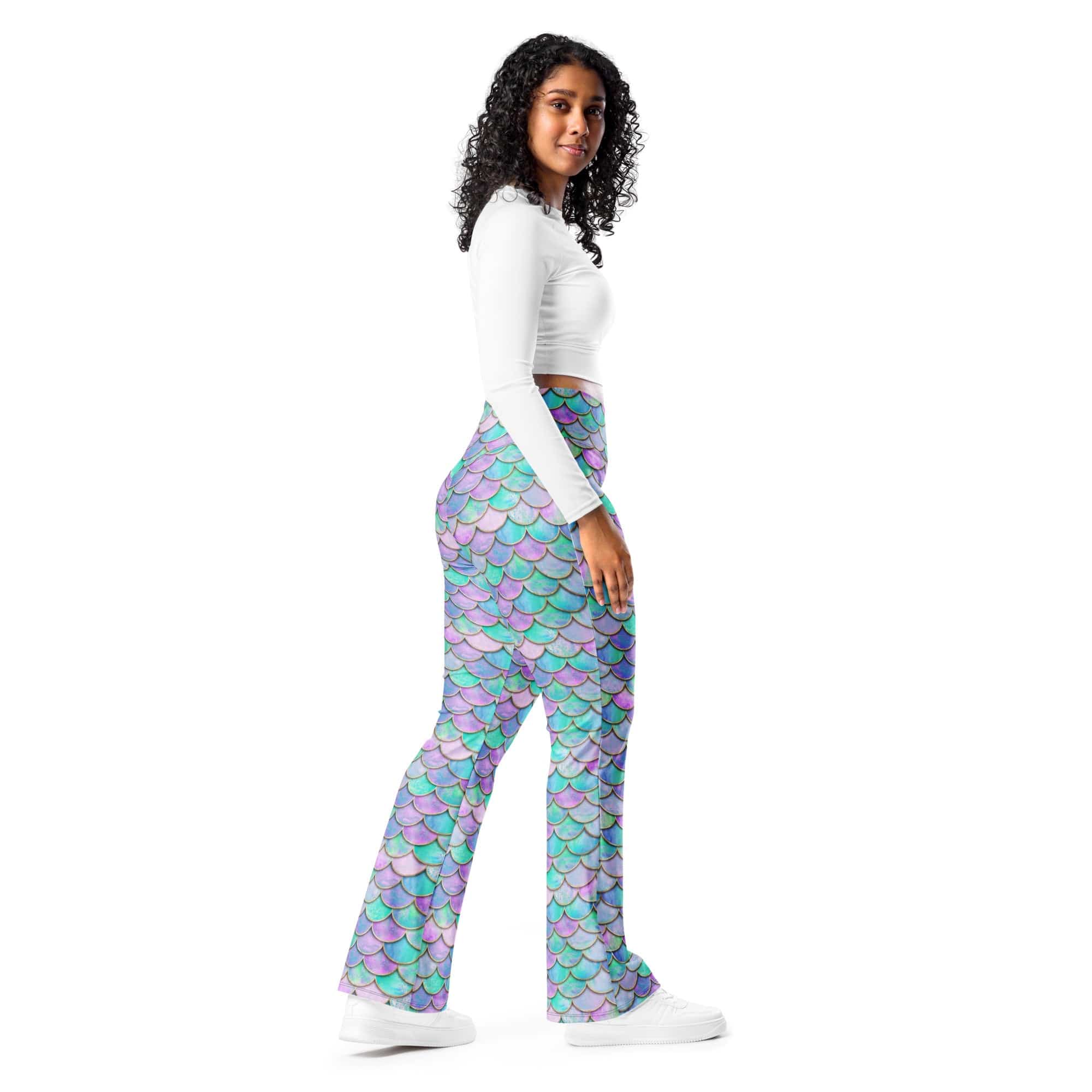 Mermaid Skin Flare Leggings
