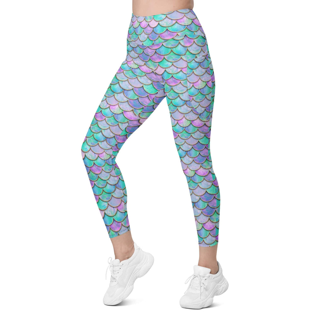 Mermaid Skin Leggings With Pockets