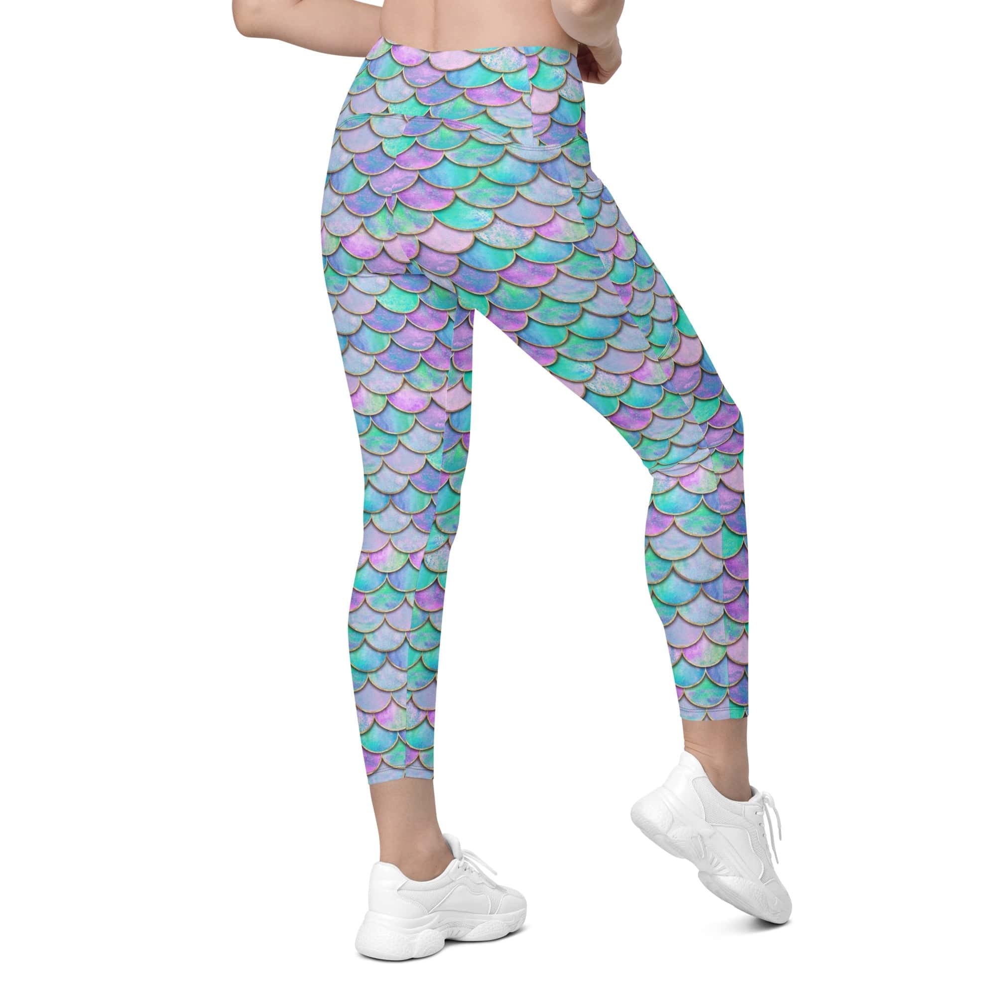 Mermaid Skin Leggings With Pockets