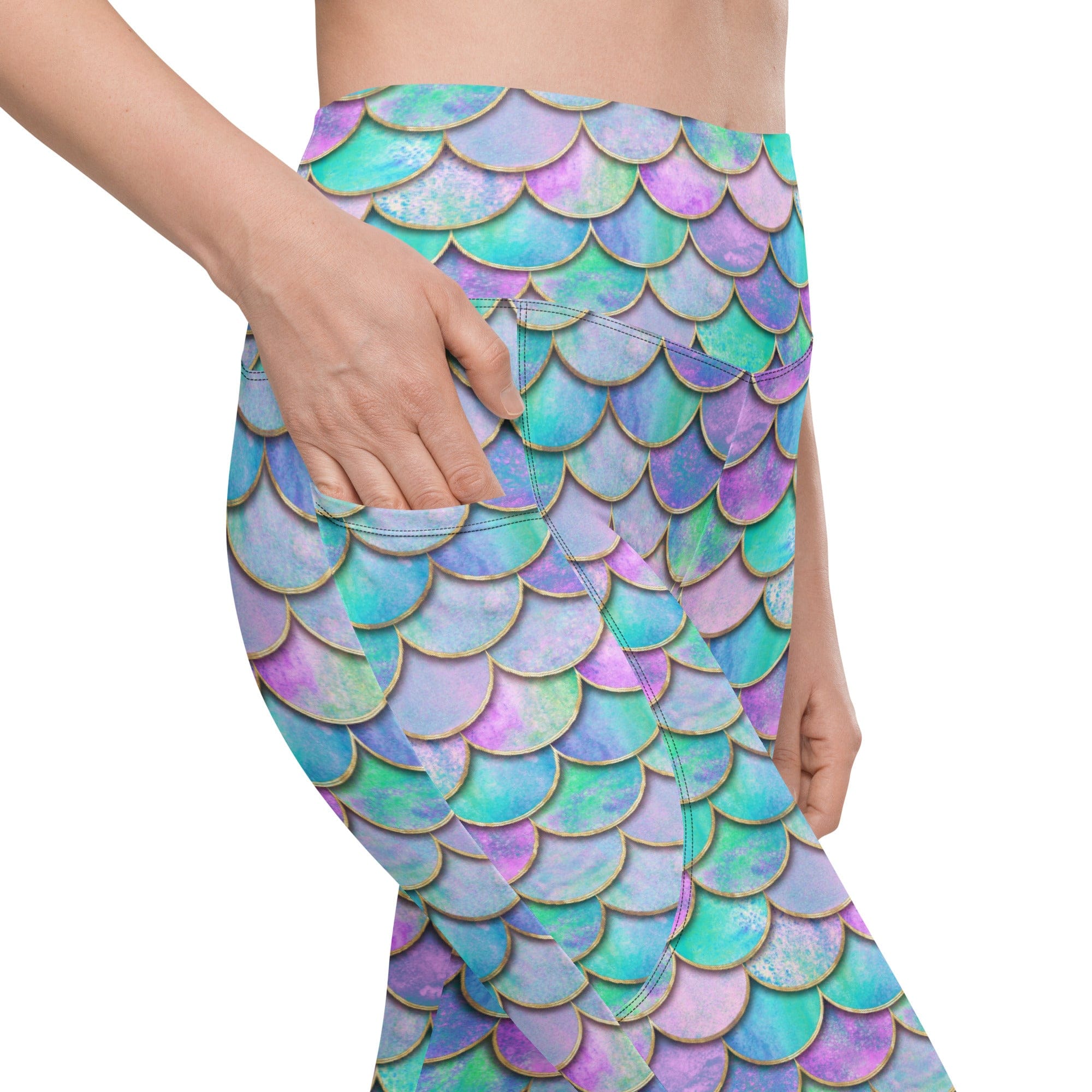 Mermaid Skin Leggings With Pockets
