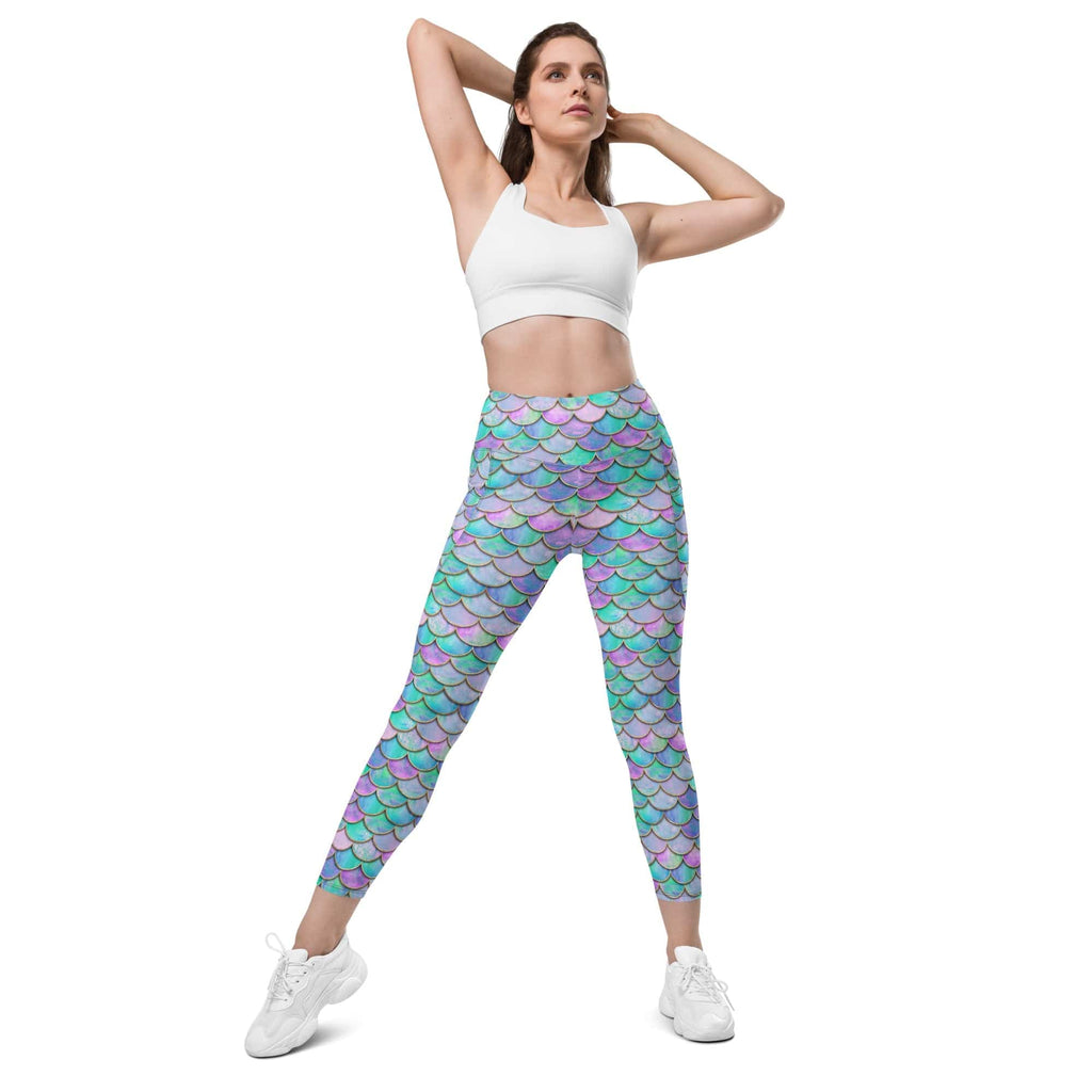 Mermaid Skin Leggings With Pockets