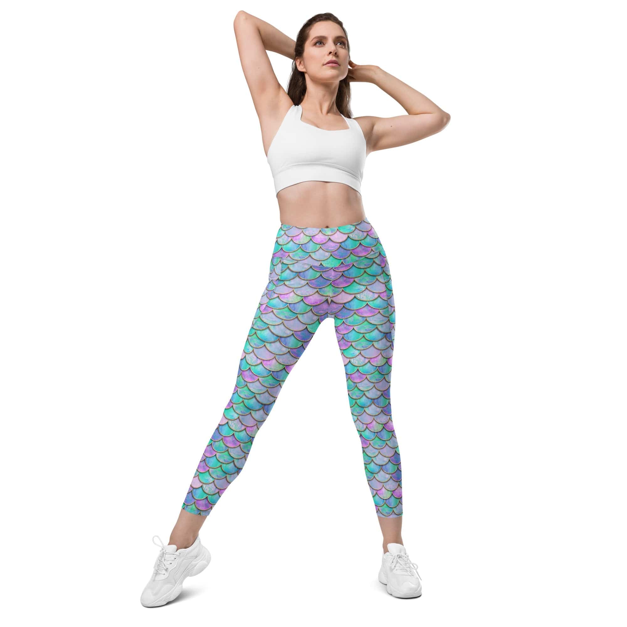 Mermaid Skin Leggings With Pockets