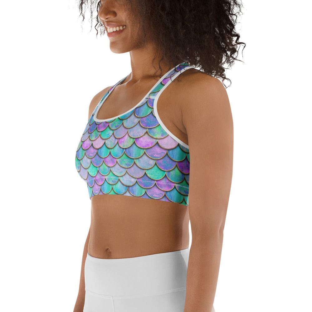 Mermaid Skin Sports Bra