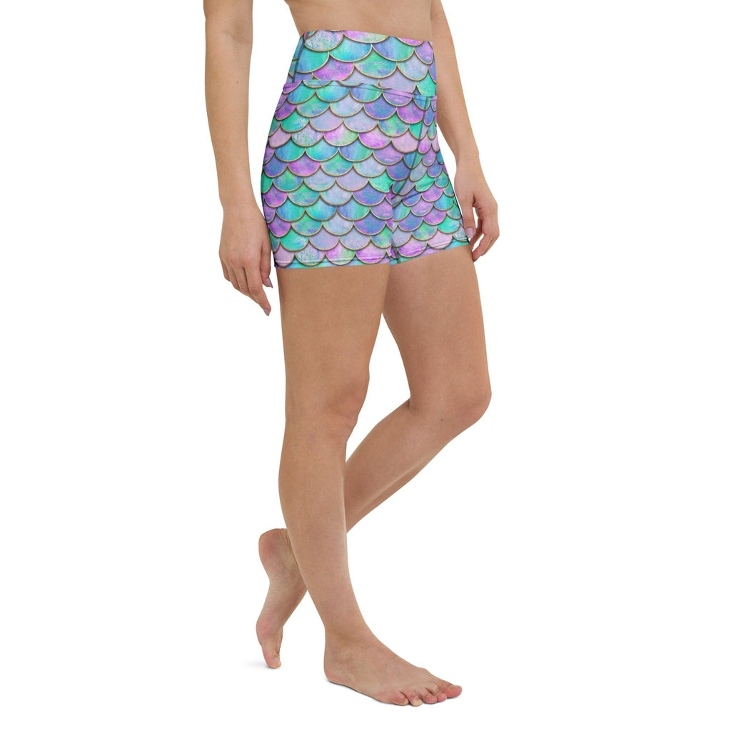 Mermaid Skin Yoga Shorts