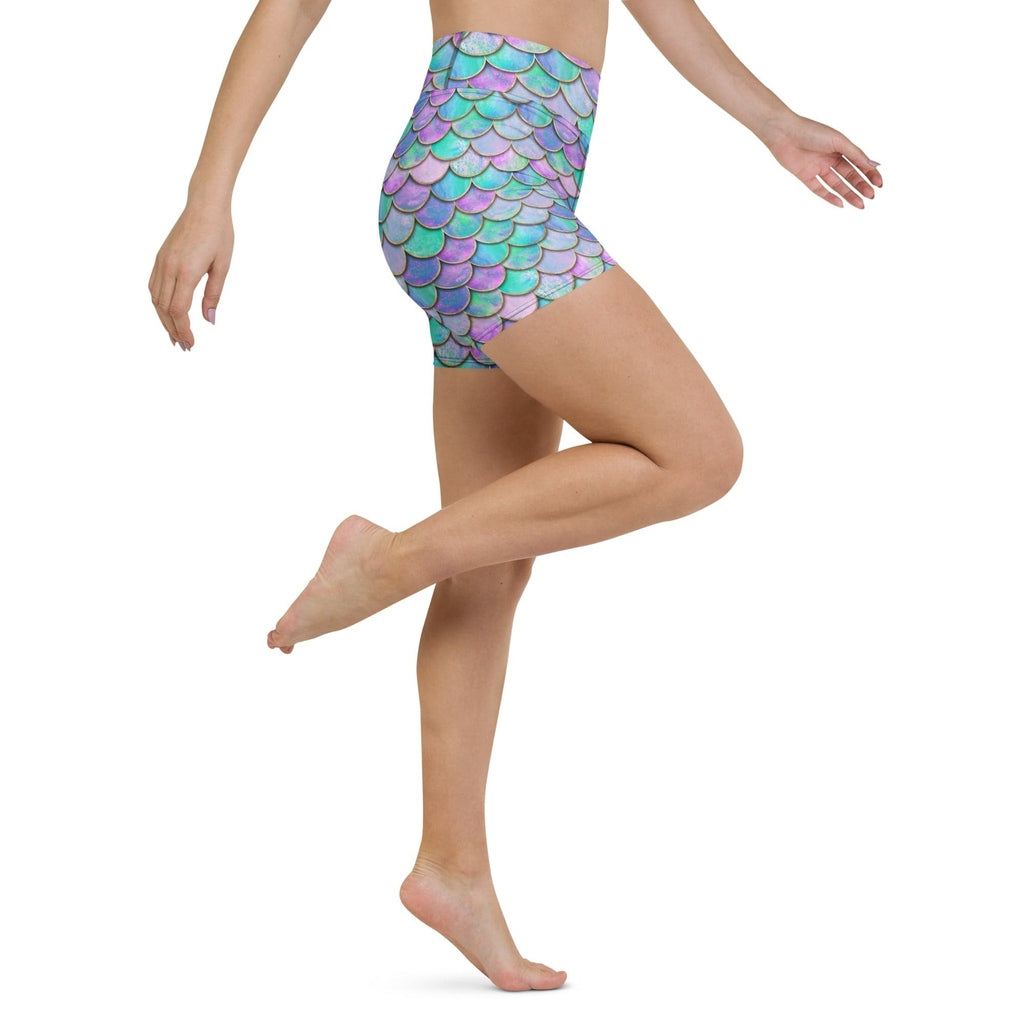 Mermaid Skin Yoga Shorts