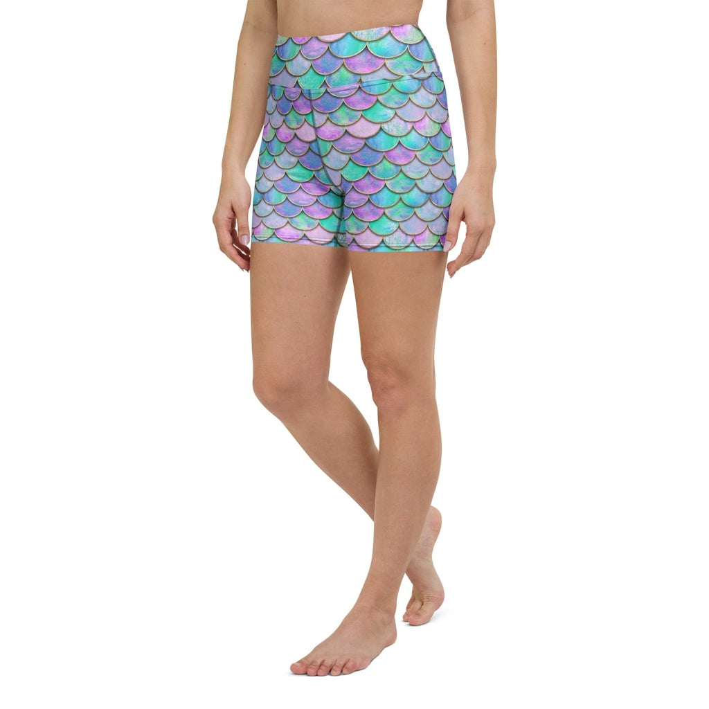 Mermaid Skin Yoga Shorts
