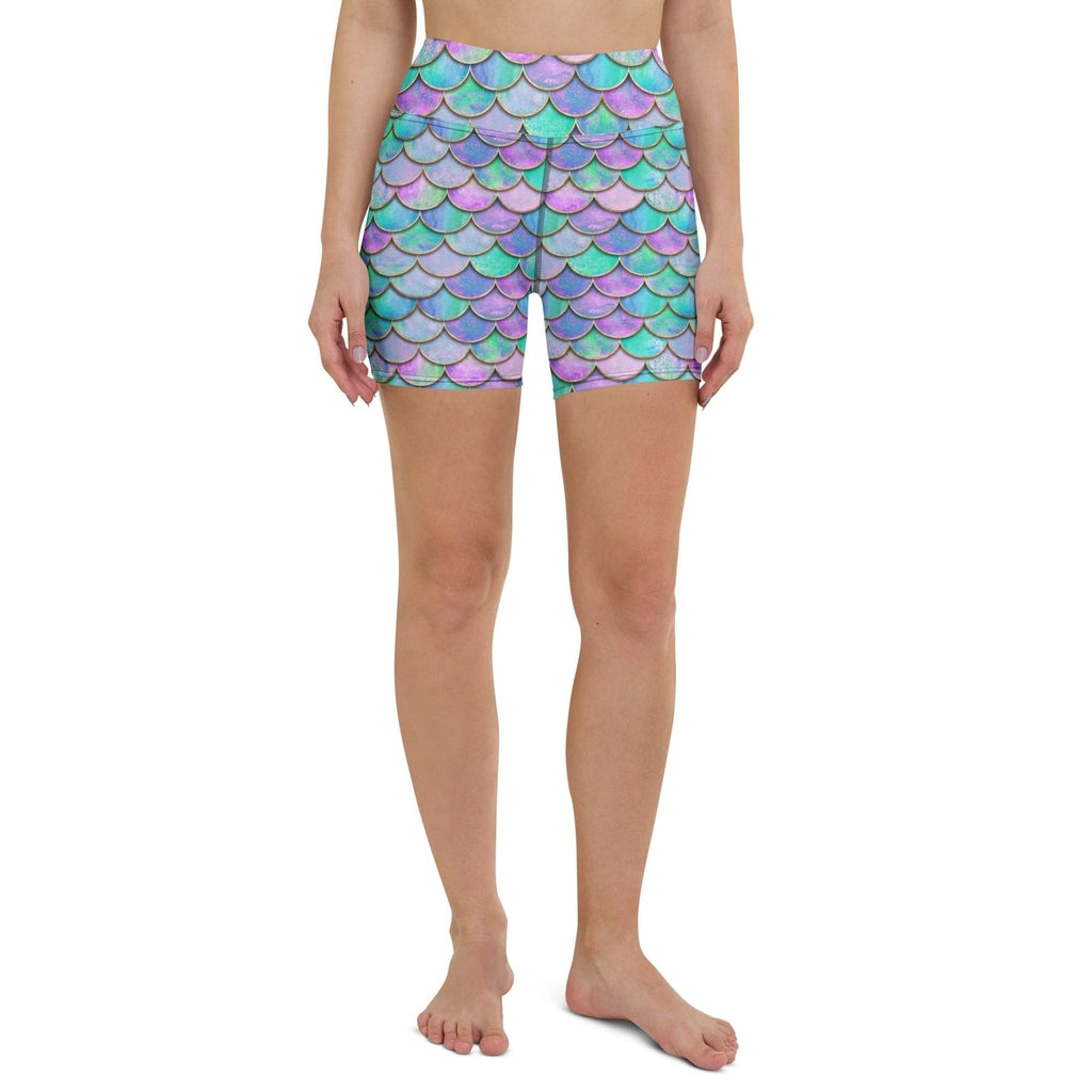 Mermaid Skin Yoga Shorts