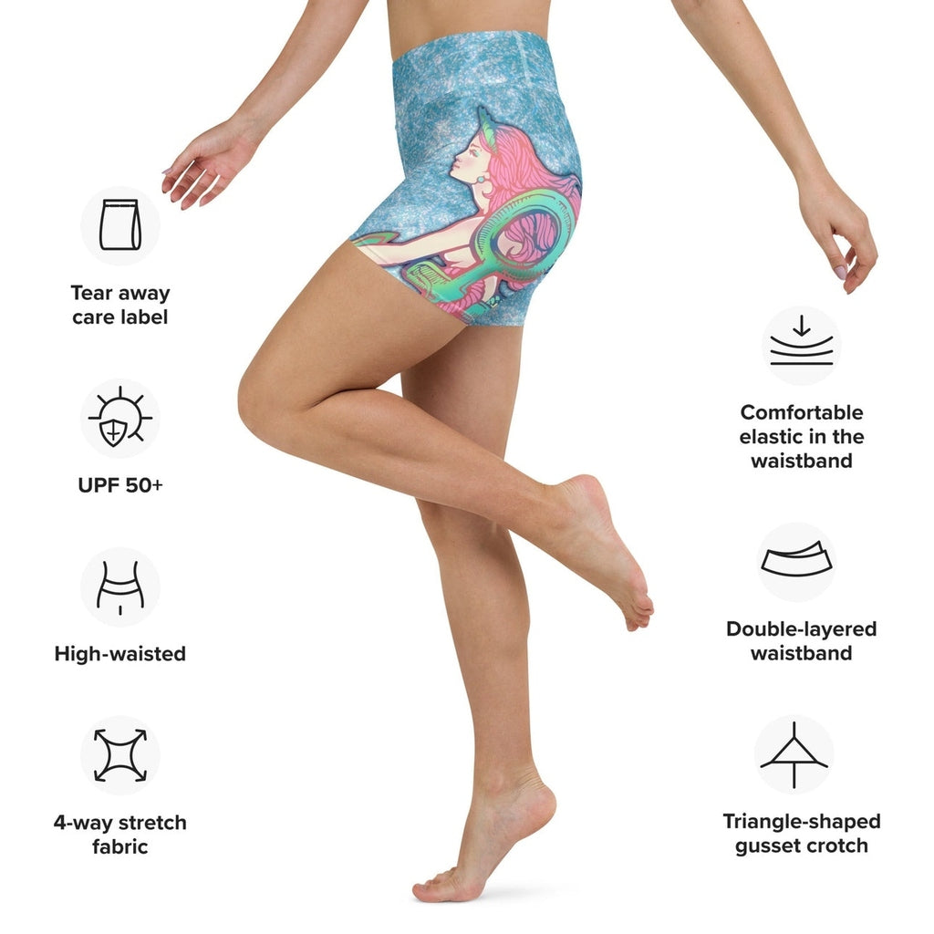 Mermaid Yoga Shorts