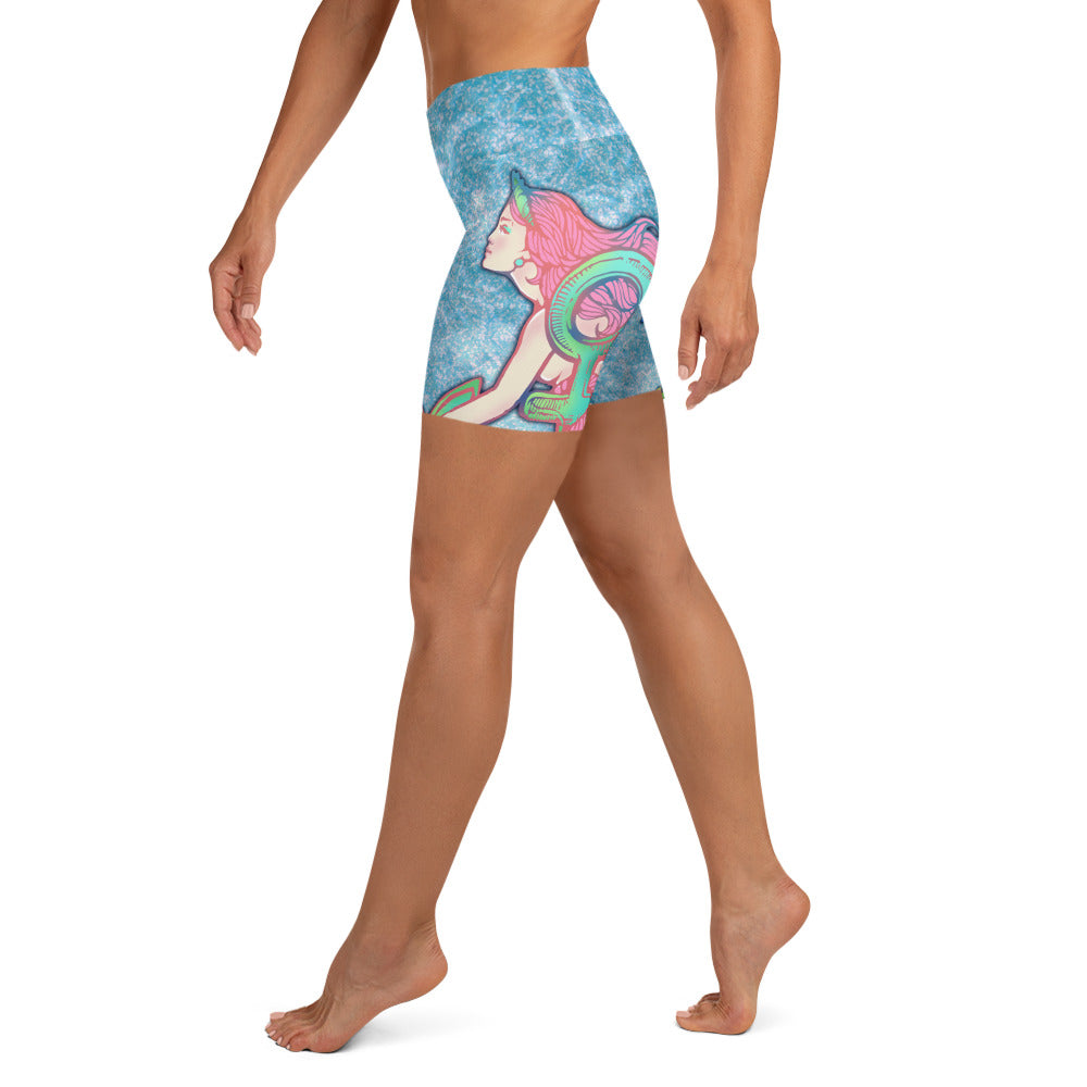Mermaid Yoga Shorts