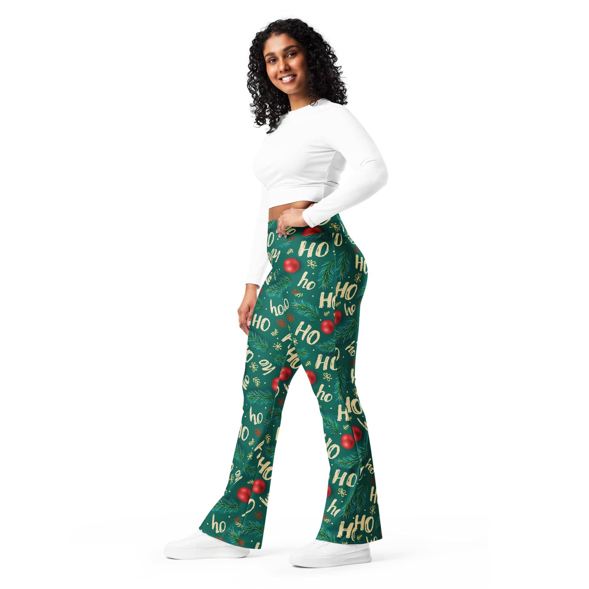 Merry Vibes Flare Leggings