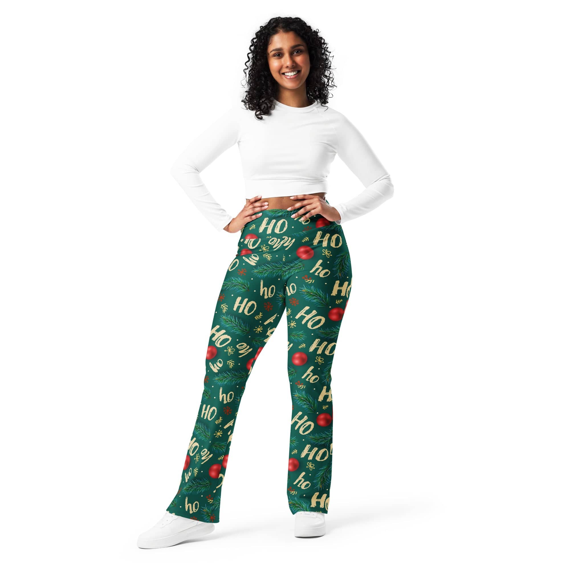 Merry Vibes Flare Leggings
