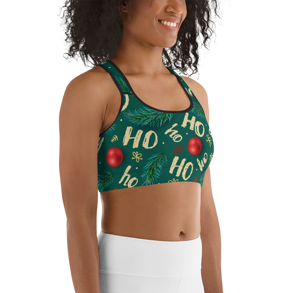 Merry Vibes Sports Bra