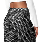 Midnight Bedazzled Print Flare Leggings