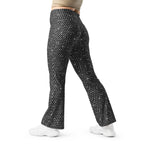 Midnight Bedazzled Print Flare Leggings
