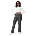 Midnight Bedazzled Print Flare Leggings
