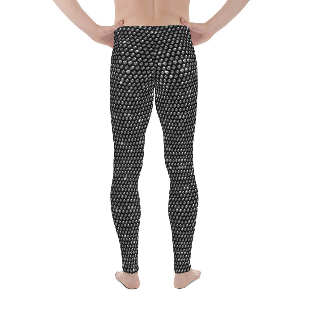 Midnight Bedazzled Print Men's Leggings