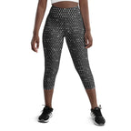 Midnight Bedazzled Print Yoga Capris