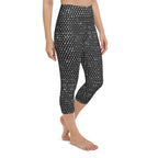 Midnight Bedazzled Print Yoga Capris