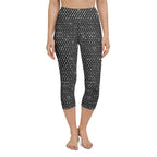 Midnight Bedazzled Print Yoga Capris