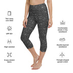Midnight Bedazzled Print Yoga Capris