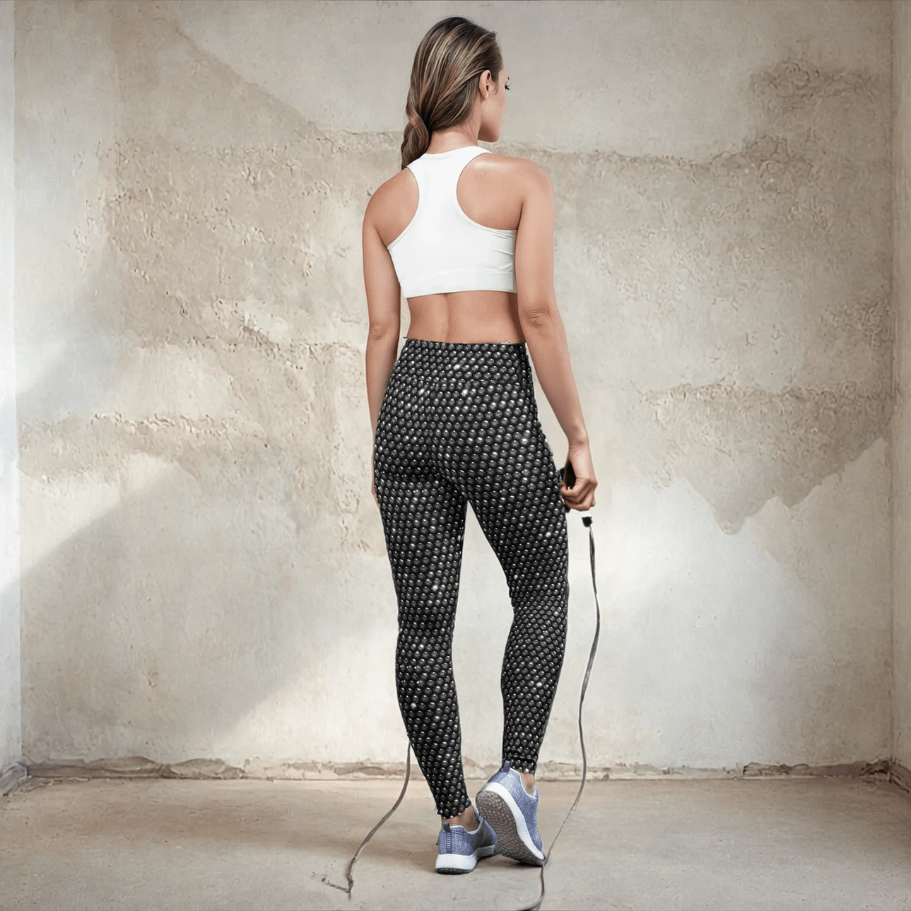 Midnight Bedazzled Print Yoga Leggings