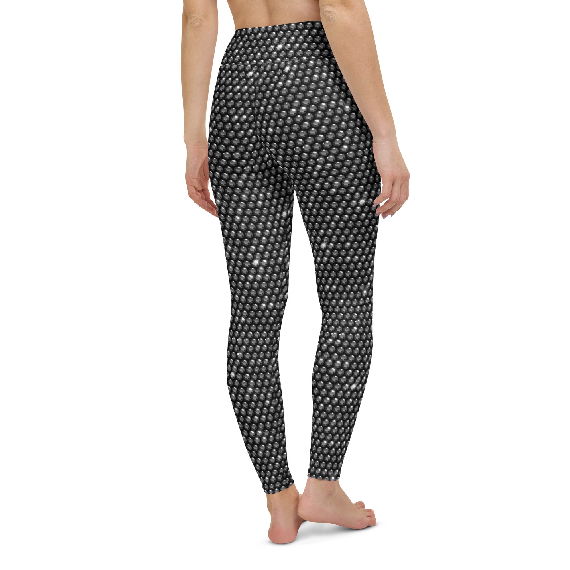 Midnight Bedazzled Print Yoga Leggings