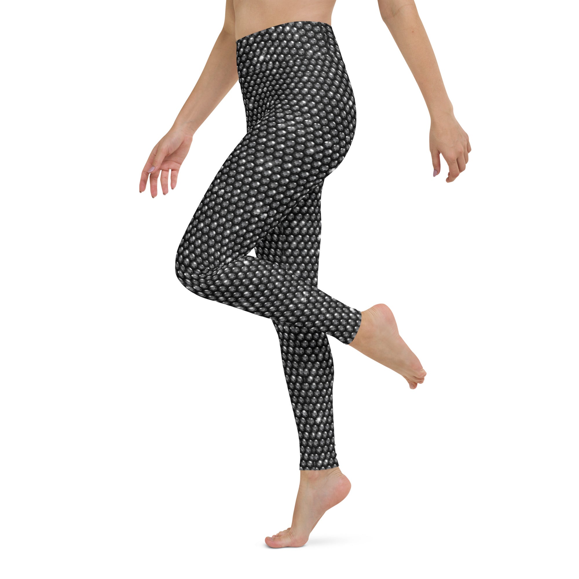 Midnight Bedazzled Print Yoga Leggings