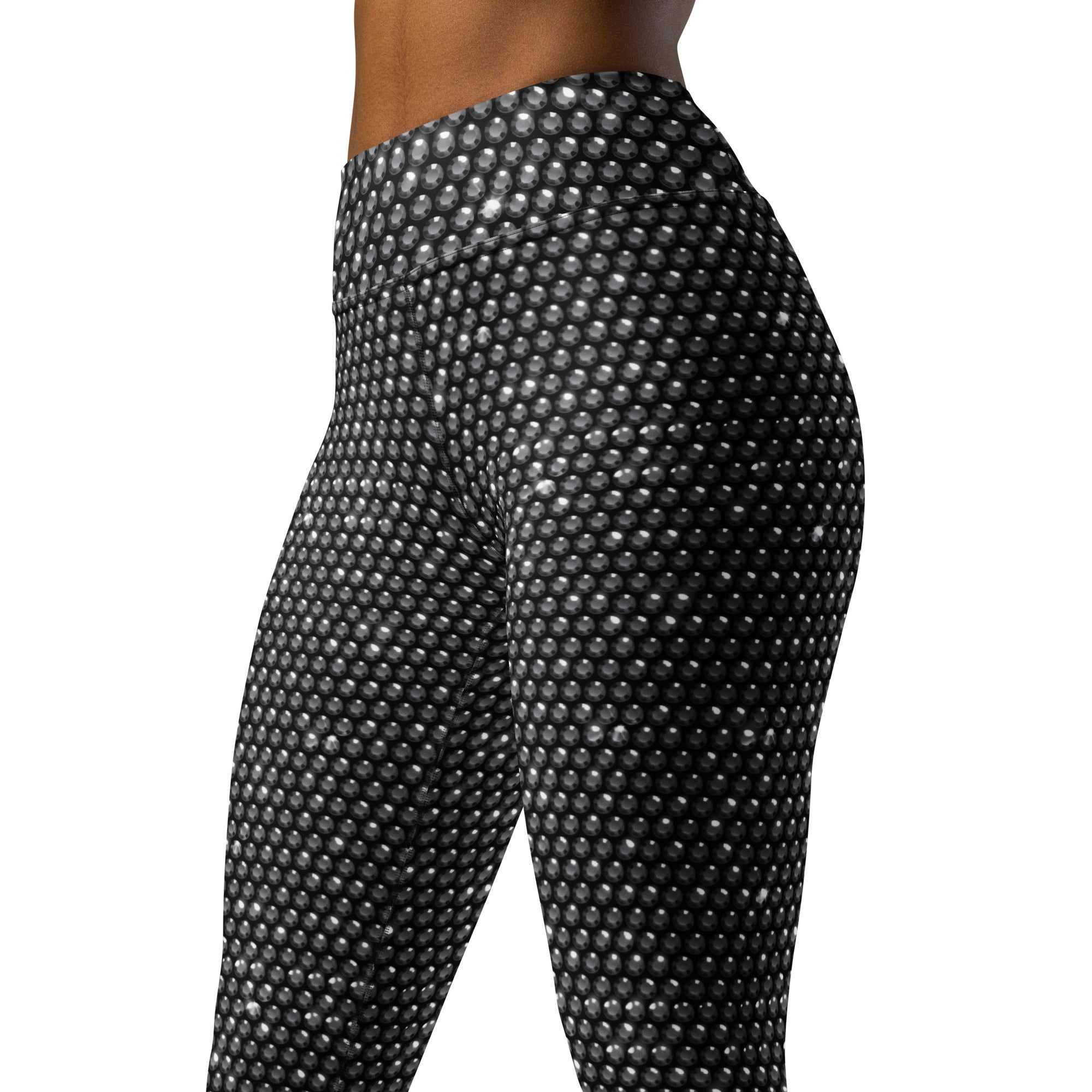 Midnight Bedazzled Print Yoga Leggings