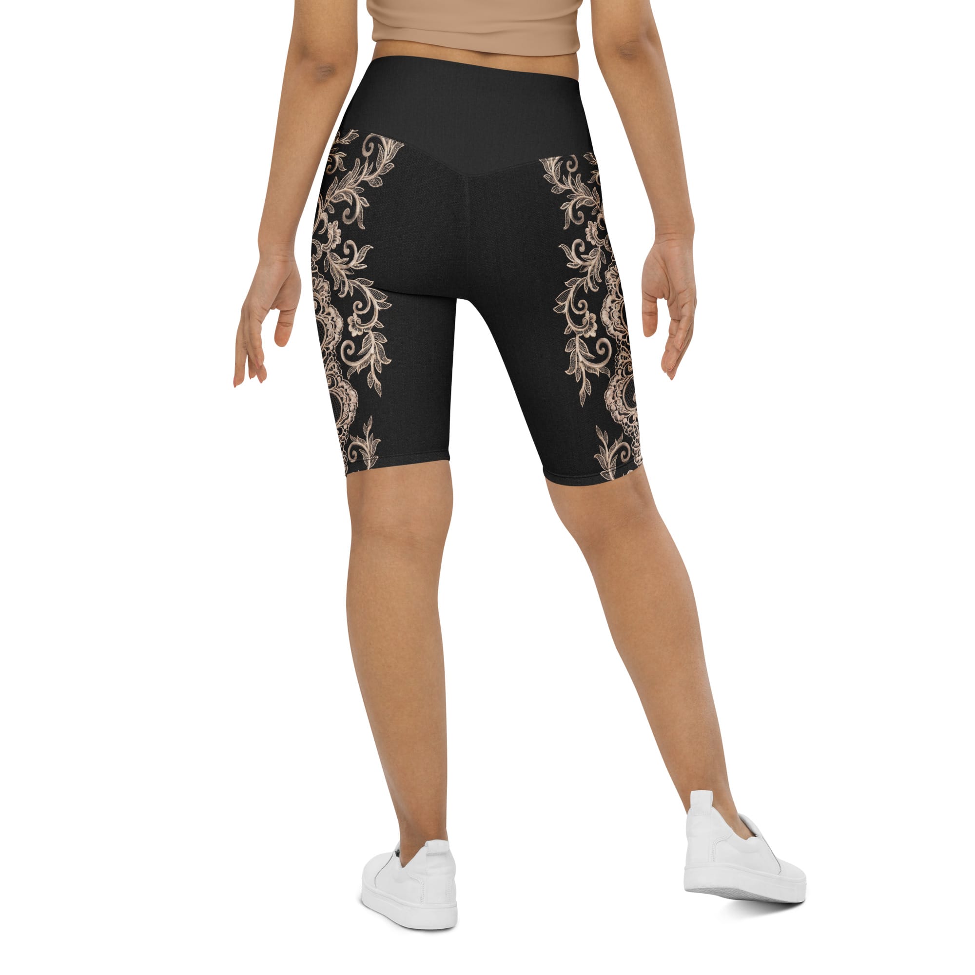 Midnight Lace Biker Shorts