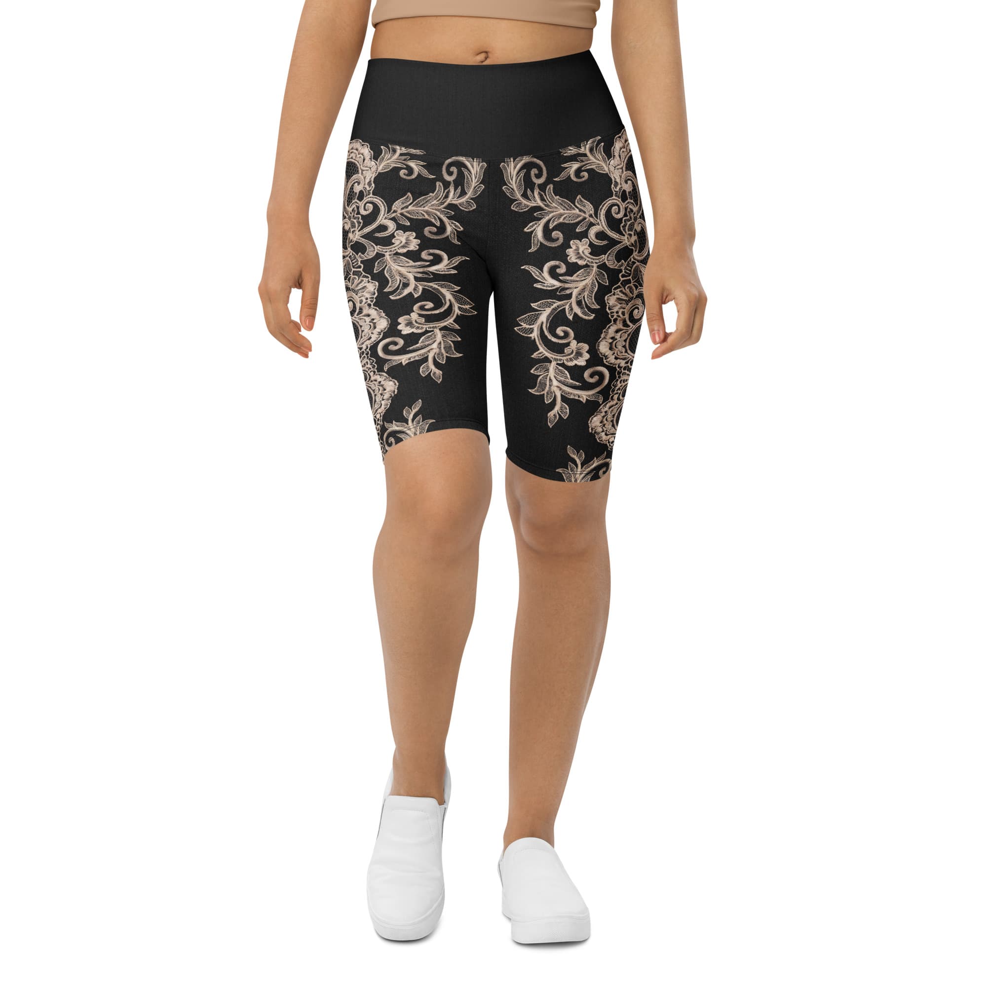 Midnight Lace Biker Shorts