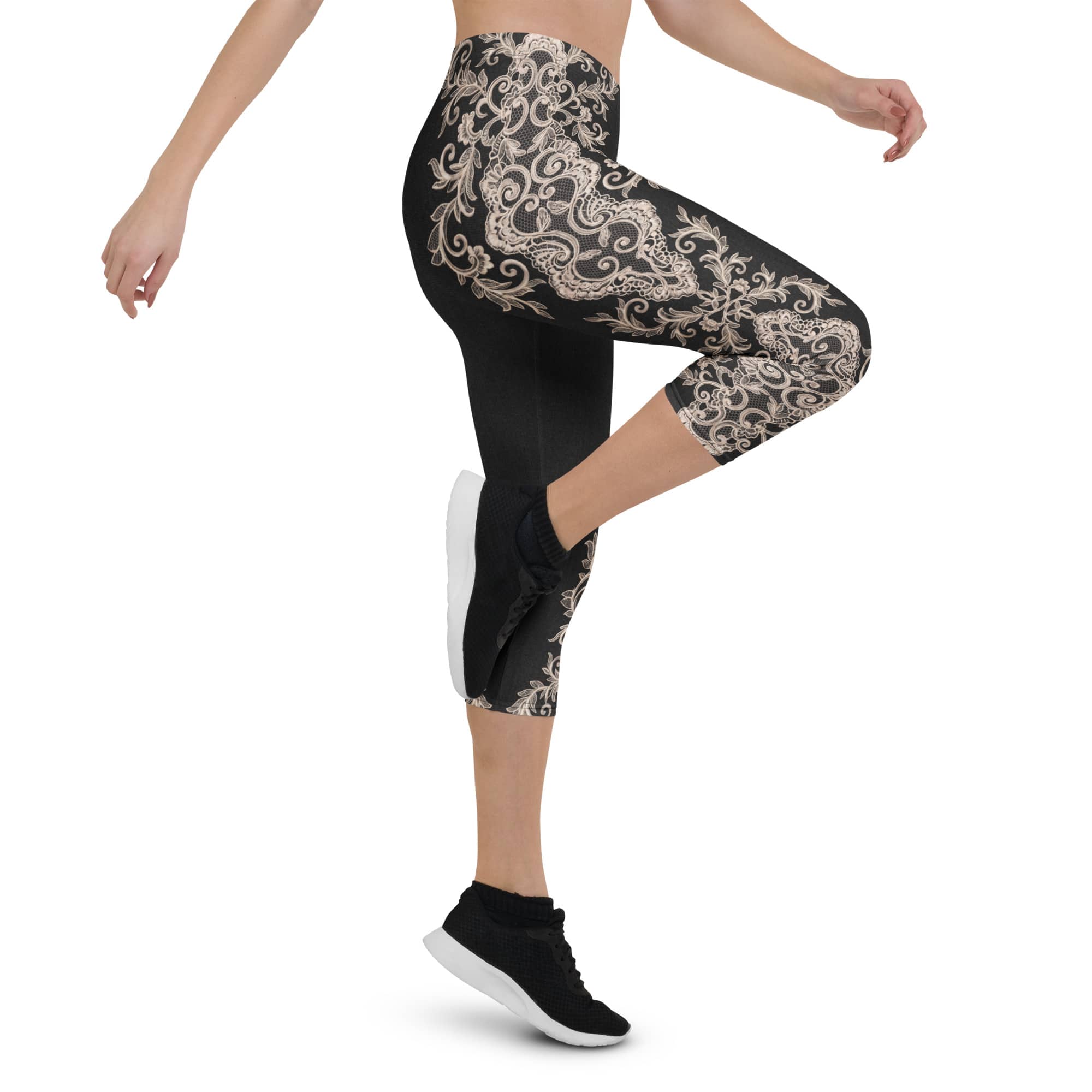 Midnight Lace Capris