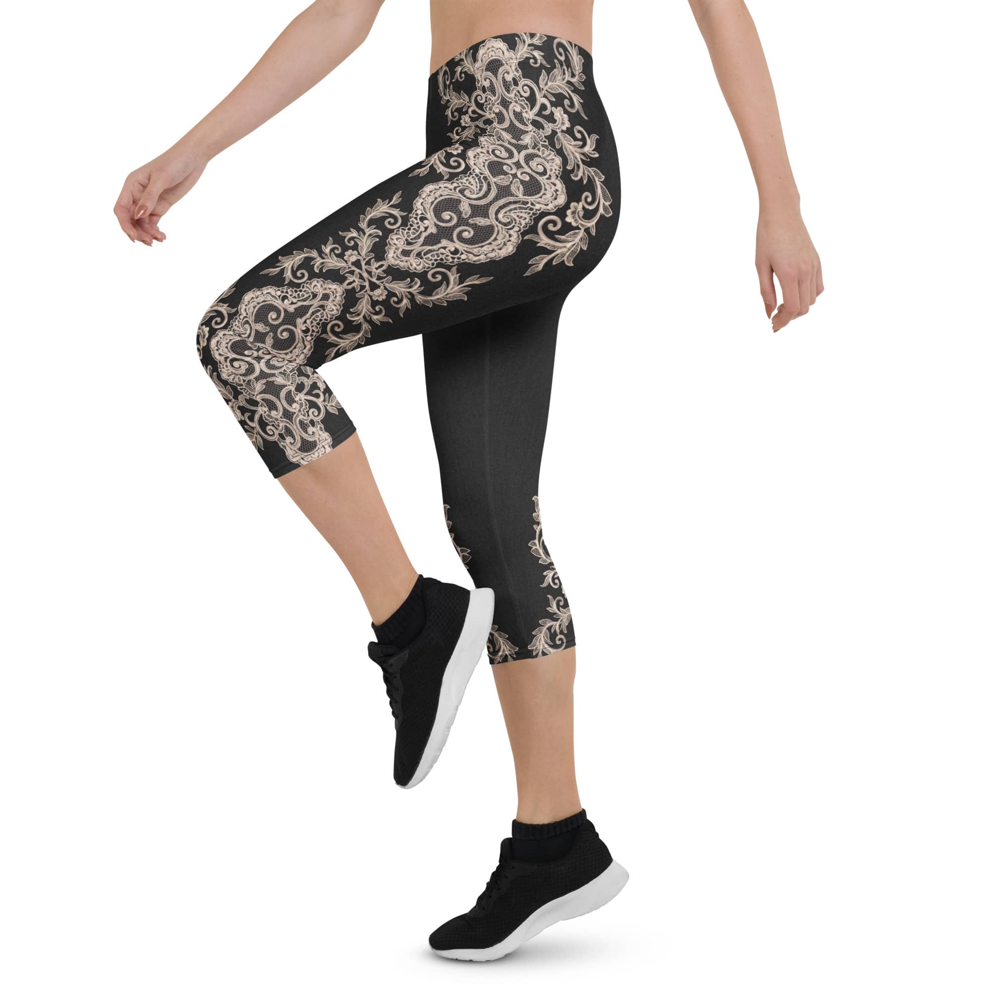 Midnight Lace Capris