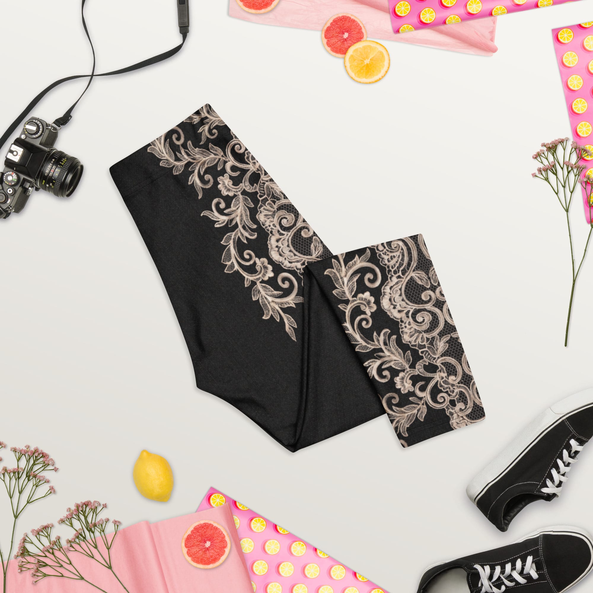 Midnight Lace Capris