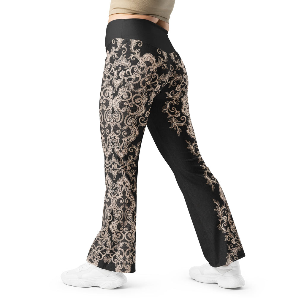 Midnight Lace Flare Leggings