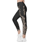 Midnight Lace Leggings With Pockets