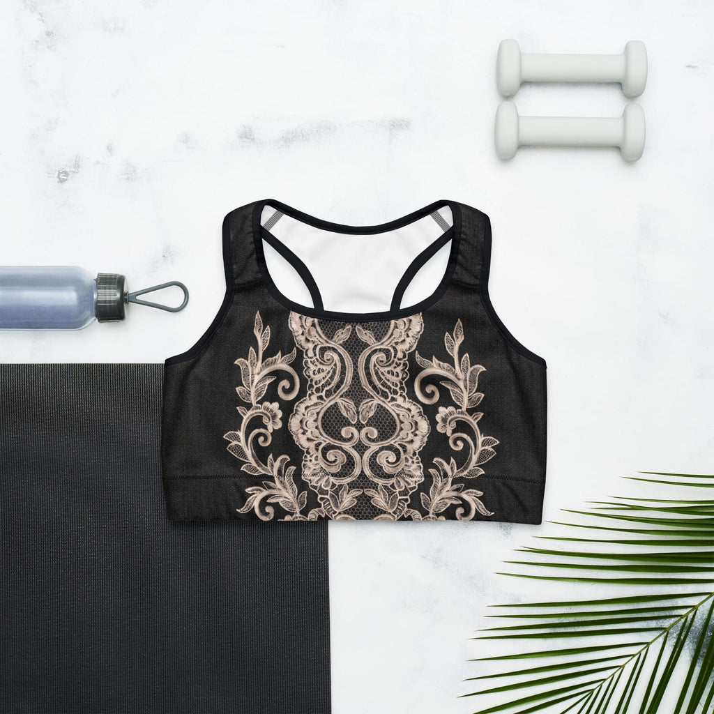 Midnight Lace Sports Bra