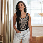 Midnight Lace Tank Top