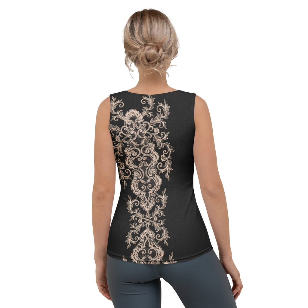 Midnight Lace Tank Top