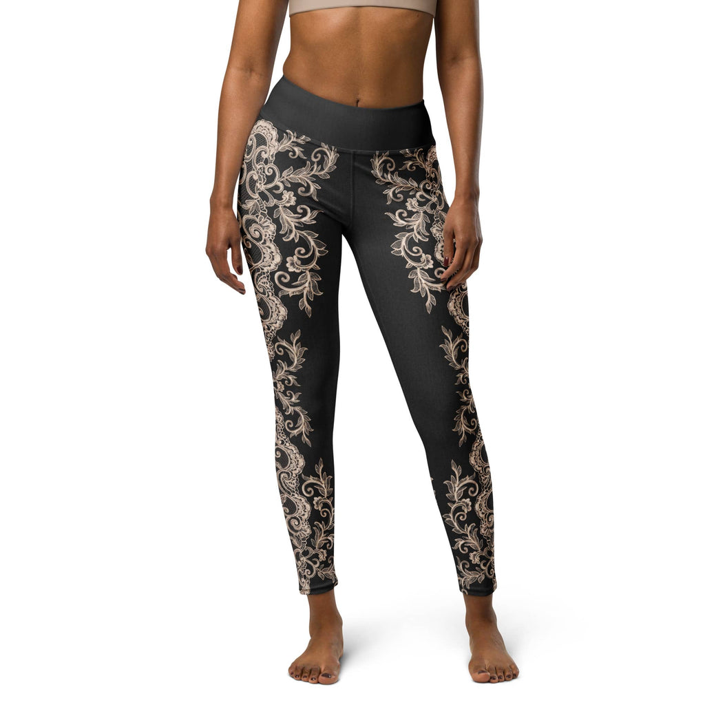 Midnight Lace Yoga Leggings