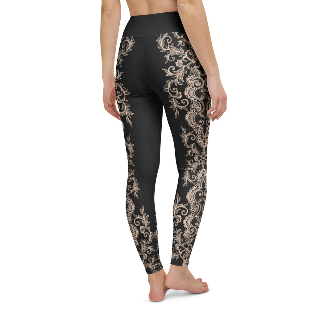 Midnight Lace Yoga Leggings