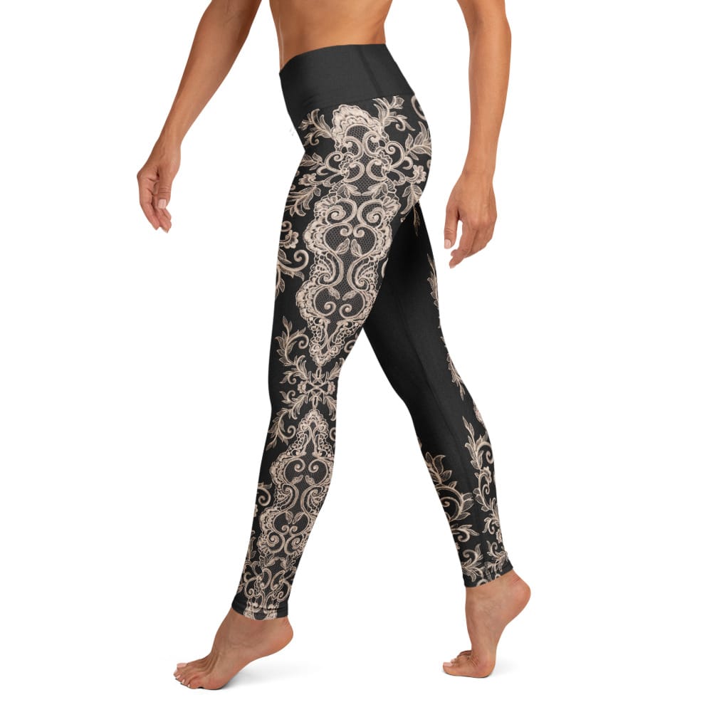 Midnight Lace Yoga Leggings
