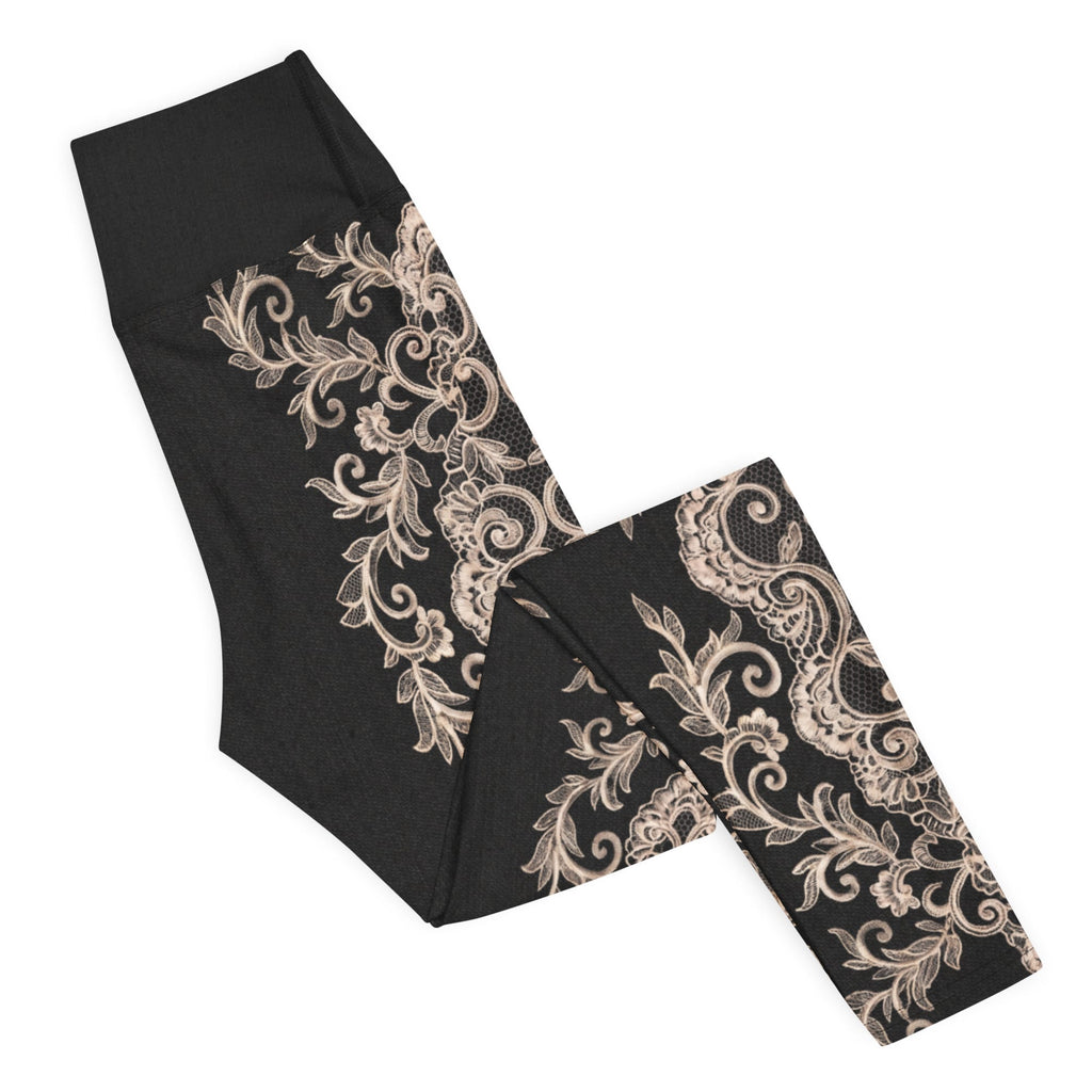 Midnight Lace Yoga Leggings