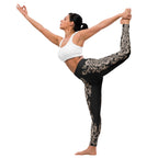 Midnight Lace Yoga Leggings