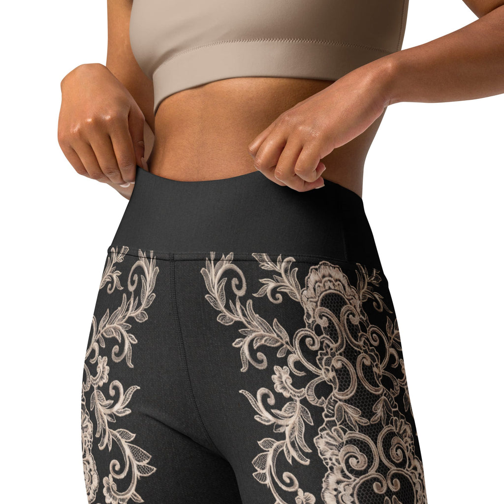 Midnight Lace Yoga Leggings