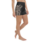 Midnight Lace Yoga Shorts