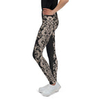 Midnight Lace Youth Leggings