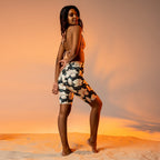 Midnight Magnolias Biker Shorts